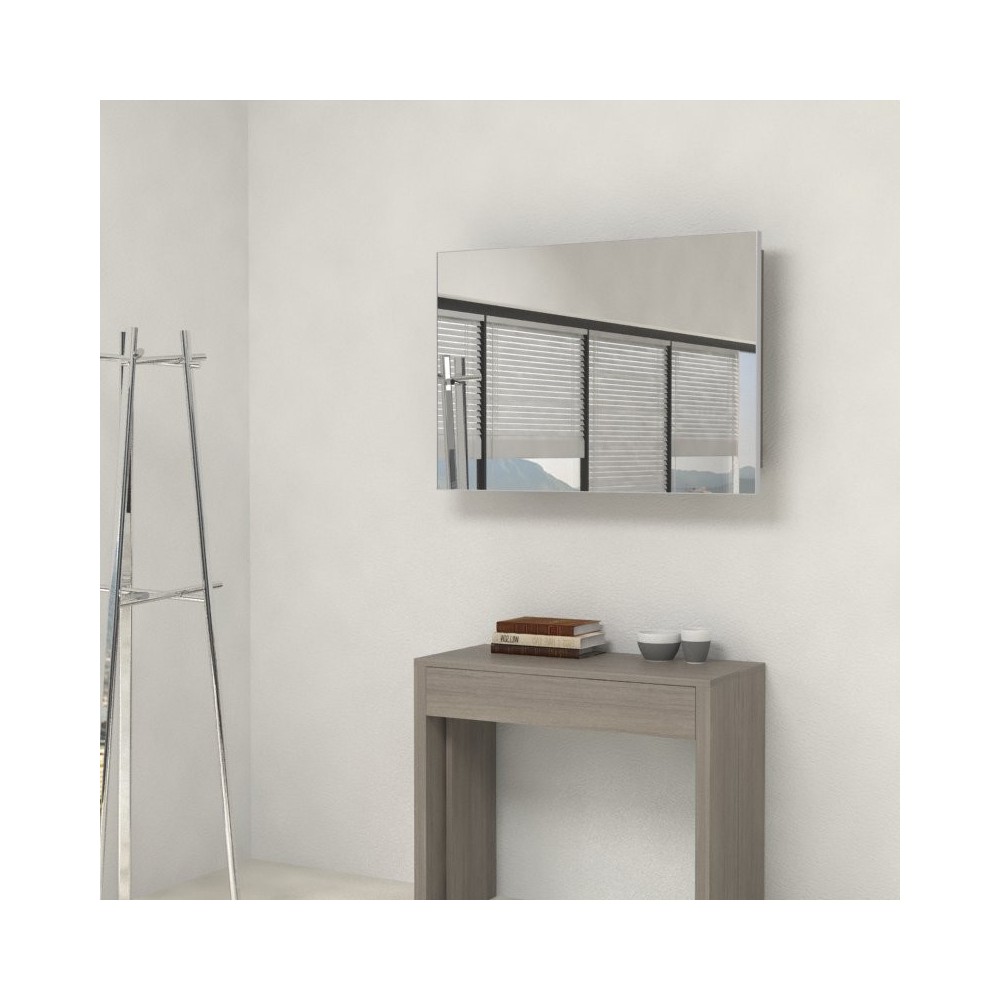 Mirror with extensions-rack for extendable console