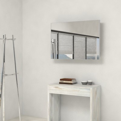Mirror with extensions-rack for extendable console