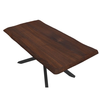 Hawaii Table in irregular edge solid wood