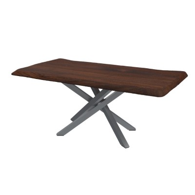 Polinesia Table in irregular edge solid wood