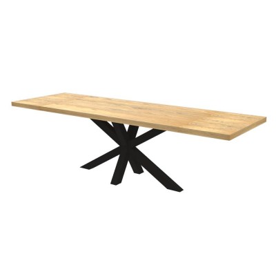 Table extensible Salomone en bois massif