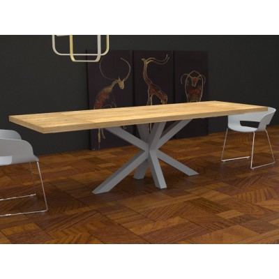 Solid wood Salomone extendable Table