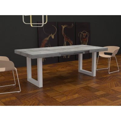 Table extensible Deryck avec porte extensions
