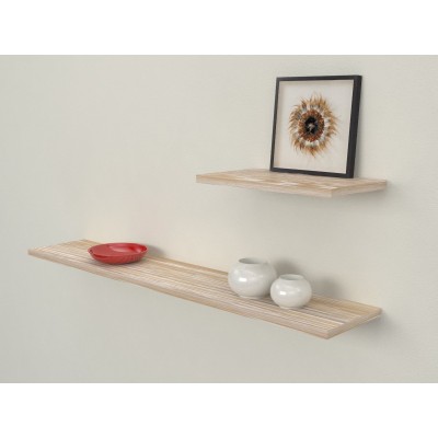 Solid wood shelves