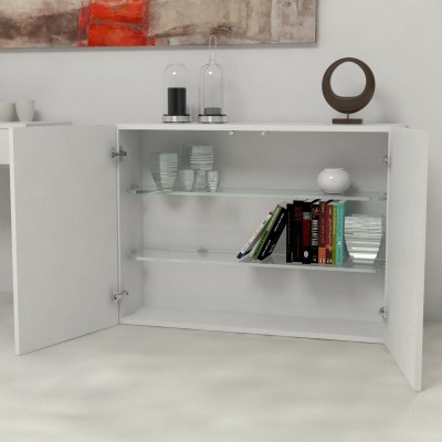 Consolle extensions-rack storage unit with doors