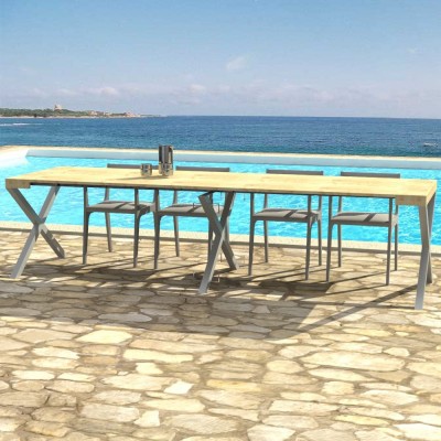 Outdoor Extensible console Cross with extensions-rack