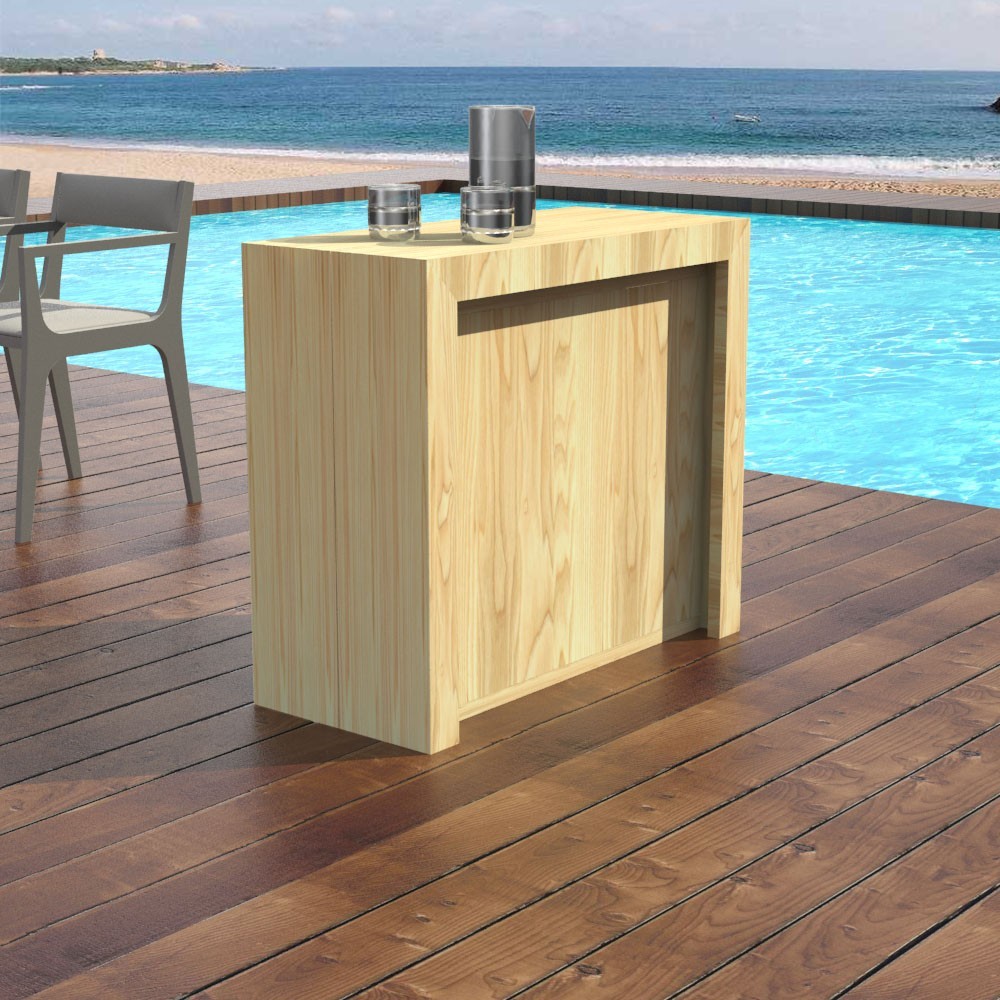 Outdoor Extensible console Marte with extensions-rack