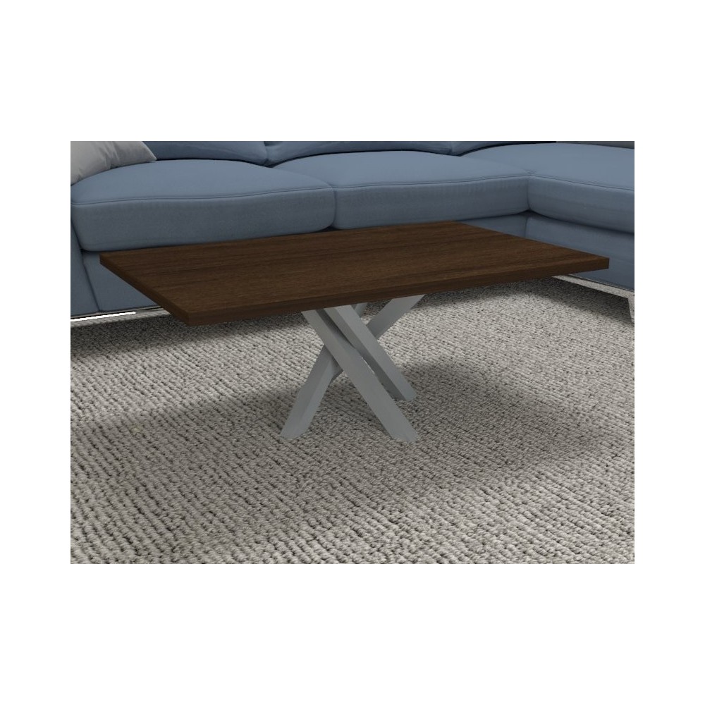 Polinesia Coffee Table for living room aluminium structure