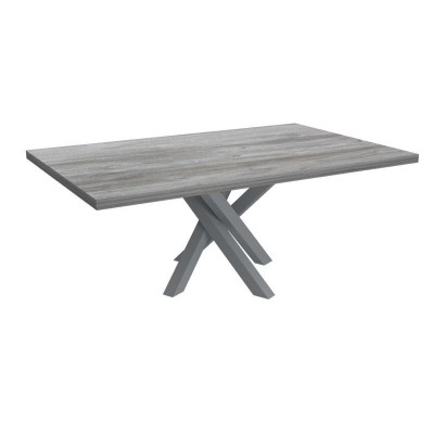 Table basse Polinesia pour salon - structure aluminium
