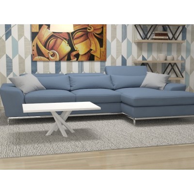 Polinesia Coffee Table for living room white structure