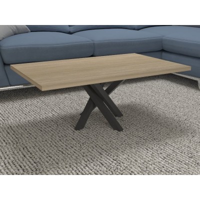 Polinesia Coffee Table for living room black structure