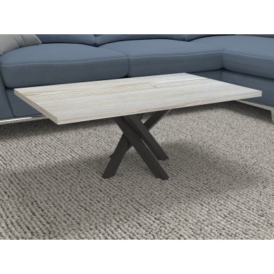 Polinesia Coffee Table for living room black structure