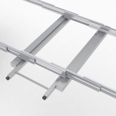 Extensible console Crystal with extensions-rack