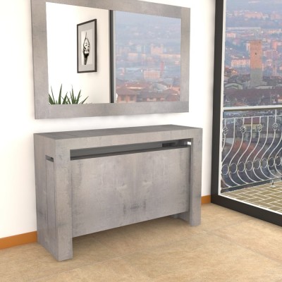Extensible console Mercurio XXL with extensions-rack