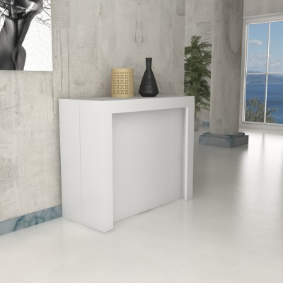 VE.CA.s.r.l design maison décoration cuisine en 5 couleurs Table console extensible Karen avec porte-rallonges en bois extensible de 51,5 cm 300 cm