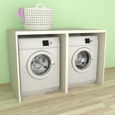 Rangements sur-mesure - Cedam  Meuble machine à laver, Machine à laver et sèche  linge, Agencement buanderie