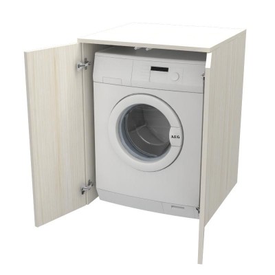 Meuble couvercle machine à laver avec portes