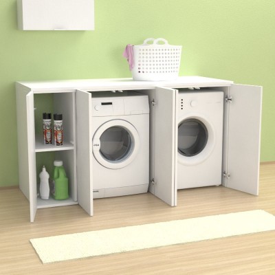 Riga 175 cm Washing machine cover with doors