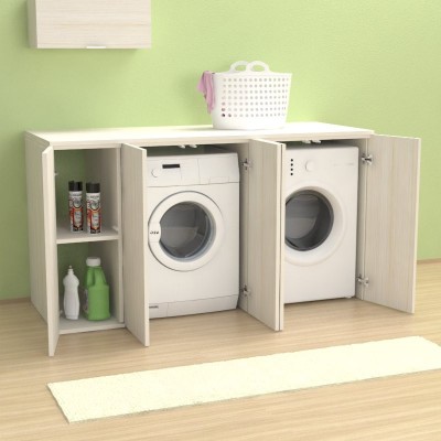 Riga 175 cm Washing machine cover with doors