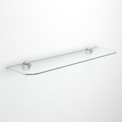 Mensole in vetro con angoli arrotondati spessore 6 mm