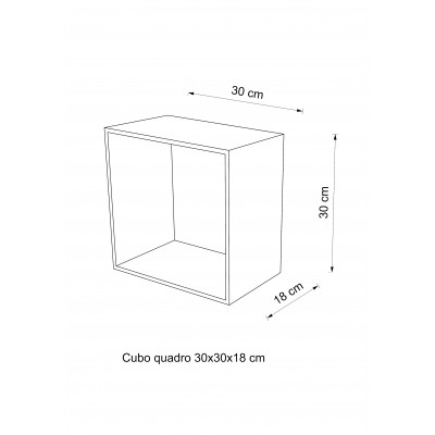 Etagere cube en verre