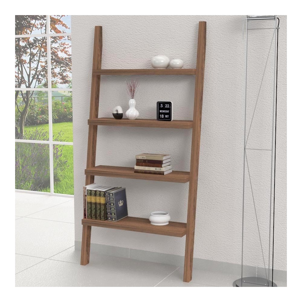 XL wooden ladder shelves