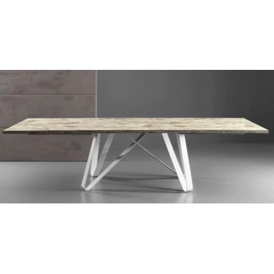 Eurosedia - Axel table extensible in vintage laminated