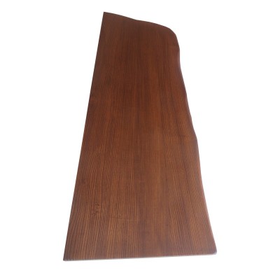 Solid wooden wash basin shelf - irregular edge