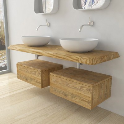 Sequoia - Complete bathroom furniture in solid wood
